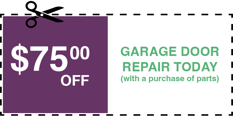75 off garage door repair